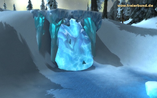 Der gefrorene Wasserfall