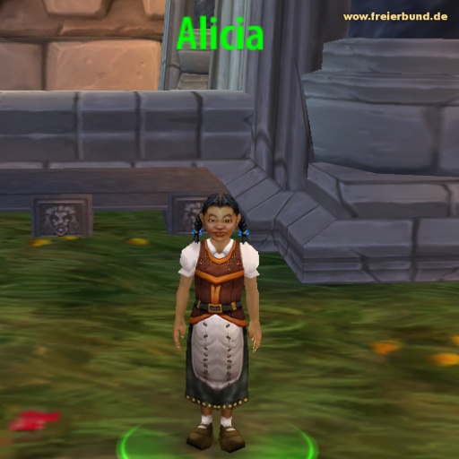 Alicia (Alicia) Quest NSC WoW World of Warcraft  2