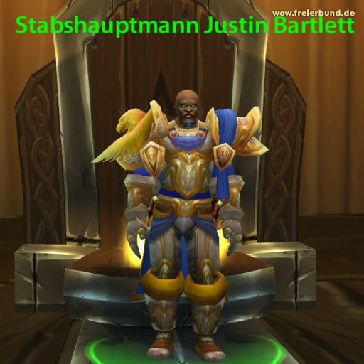 Stabshauptmann Justin Bartlett (High Captain Justin Bartlett) Quest NSC WoW World of Warcraft  2