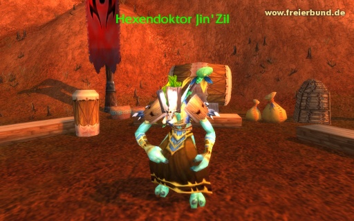 Hexendoktor Jin'Zil (Witch Doctor Jin'Zil) Quest NSC WoW World of Warcraft  2