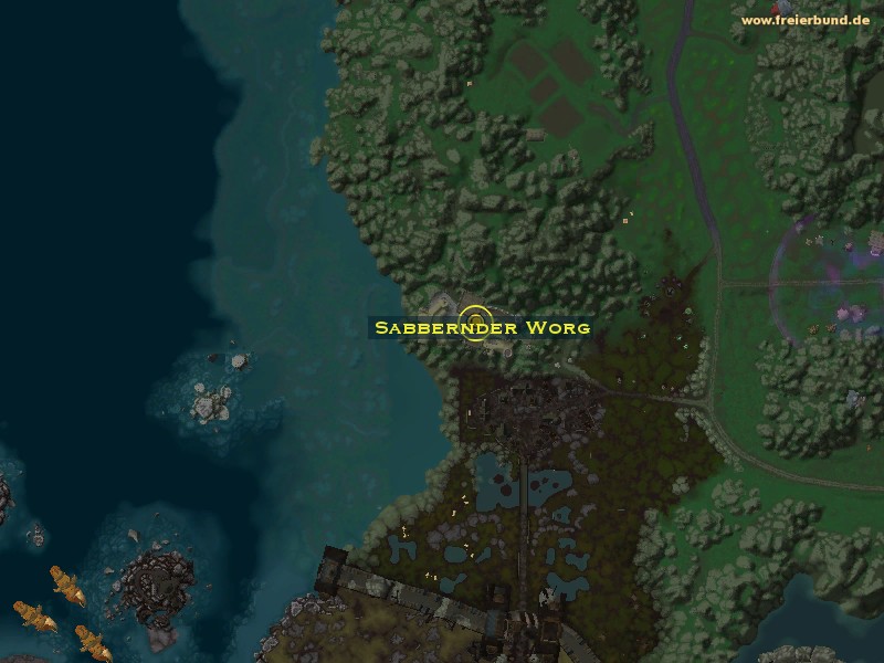 Sabbernder Worg (Slavering Worg) Monster WoW World of Warcraft 