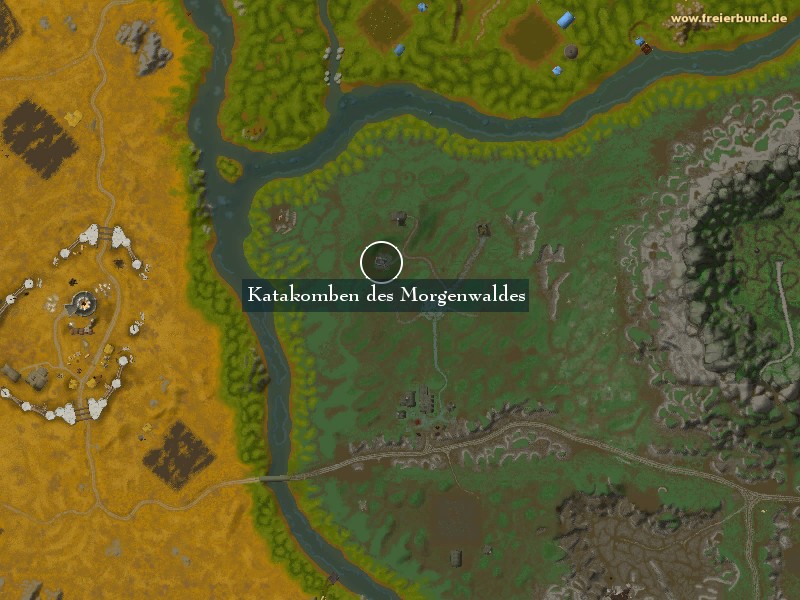 Katakomben des Morgenwaldes (Dawning Wood Catacombs) Landmark WoW World of Warcraft 