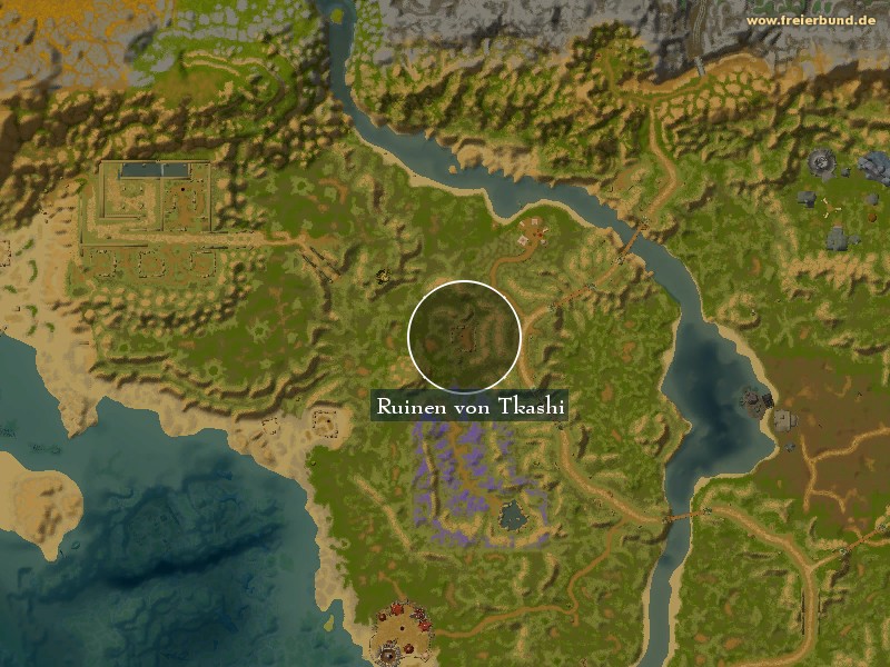 Ruinen von Tkashi (Tkashi Ruins) Landmark WoW World of Warcraft 