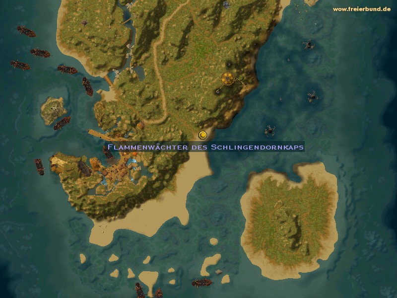 Flammenwächter des Schlingendornkaps (Cape of Stranglethorn Flame Warden) Quest NSC WoW World of Warcraft 
