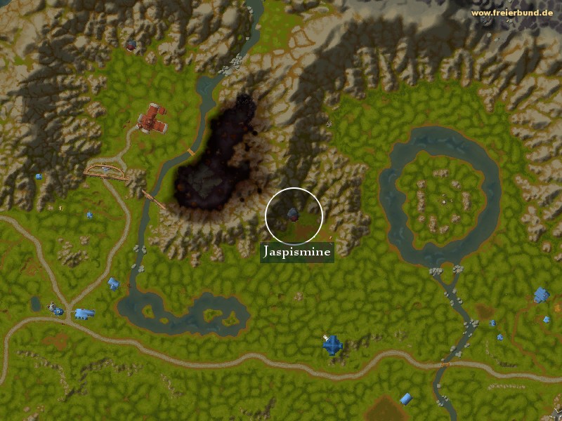 Jaspismine (Jasperlode Mine) Landmark WoW World of Warcraft 