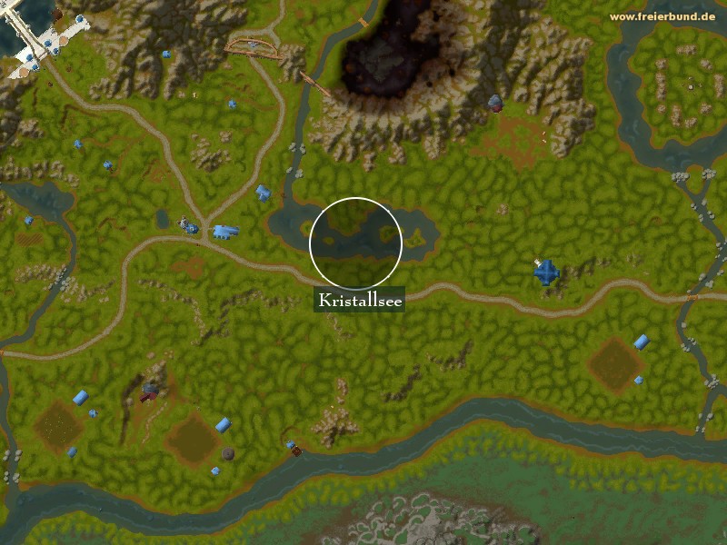 Kristallsee (Crystal Lake) Landmark WoW World of Warcraft 