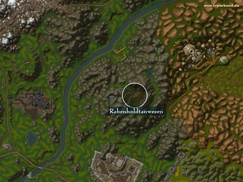 Rabenholdtanwesen (Ravenholdt Manor) Landmark WoW World of Warcraft 