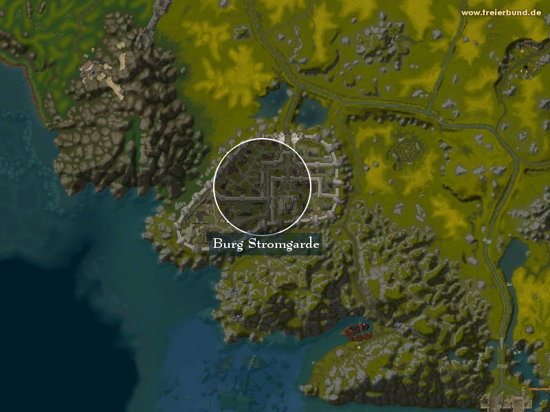 Burg Stromgarde (Stromgarde Keep) Landmark WoW World of Warcraft 