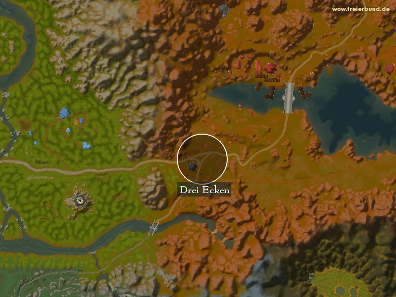 Drei Ecken (Three Corners) Landmark WoW World of Warcraft 