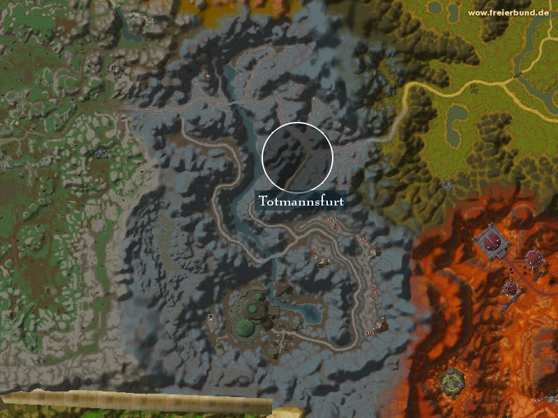Totmannsfurt (Deadman's Crossing) Landmark WoW World of Warcraft 
