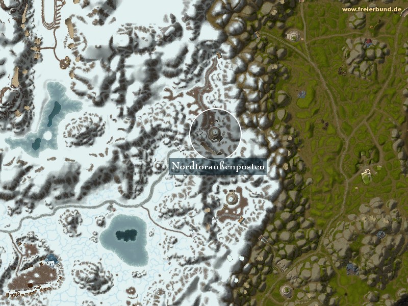 Nordtoraußenposten (Northern Gate Outpost) Landmark WoW World of Warcraft 