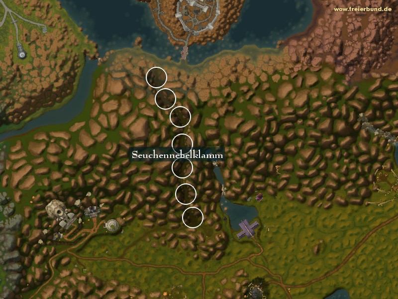Seuchennebelklamm (Plaguemist Ravine) Landmark WoW World of Warcraft 