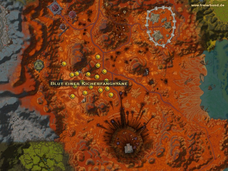 Blut einer Kicherfanghyäne (Snickerfang Hyena Blood) Quest-Gegenstand WoW World of Warcraft 