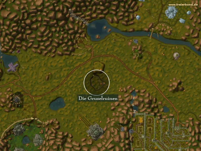 Die Gruselruinen (The Creeping Ruin) Landmark WoW World of Warcraft 