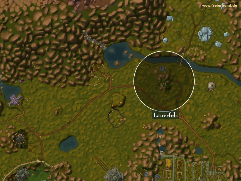 Lauerfels (Skulk Rock) Landmark WoW World of Warcraft 