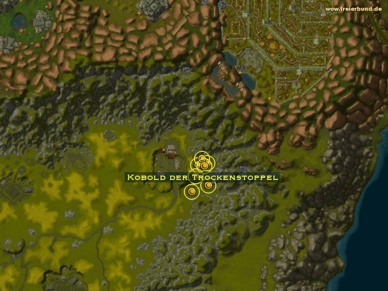 Kobold der Trockenstoppel (Drywhisker Kobold) Monster WoW World of Warcraft 