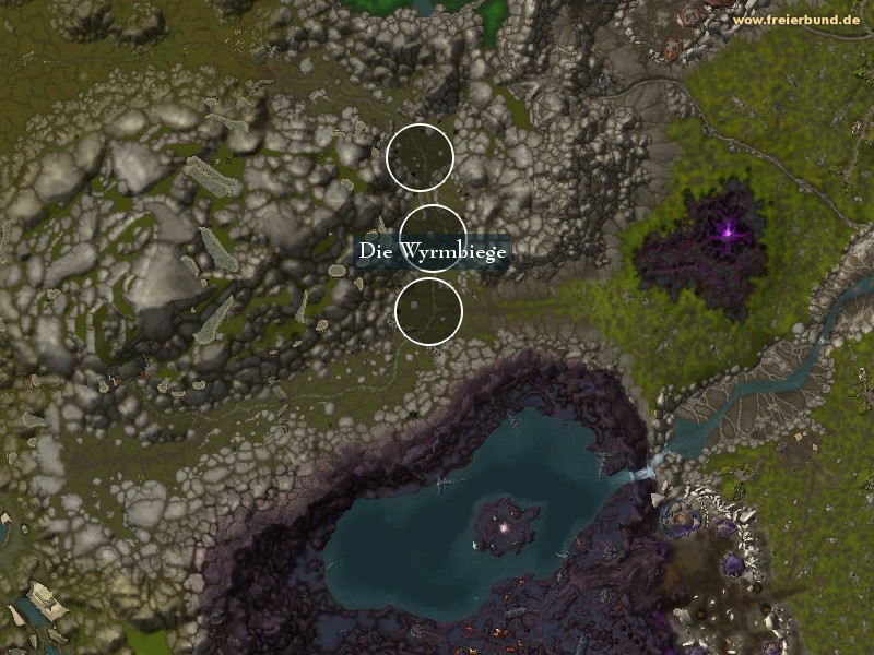 Die Wyrmbiege (Wyrm's Bend) Landmark WoW World of Warcraft 