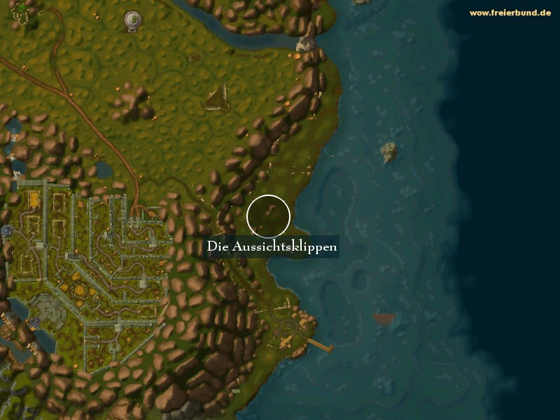 Die Aussichtsklippen (The Overlook Cliffs) Landmark WoW World of Warcraft 