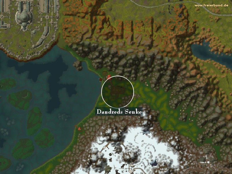 Dandreds Senke (Dandred's Fold) Landmark WoW World of Warcraft 