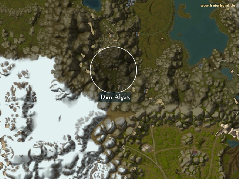 Dun Algaz (Dun Algaz) Landmark WoW World of Warcraft 