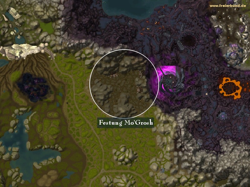 Festung Mo'Grosh (Mo'Grosh Stronghold) Landmark WoW World of Warcraft 