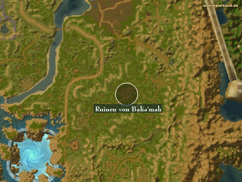 Ruinen von Balia'mah (Balia'mah Ruins) Landmark WoW World of Warcraft 