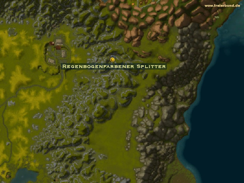 Regenbogenfarbener Splitter (Iridescent Shards) Quest-Gegenstand WoW World of Warcraft 