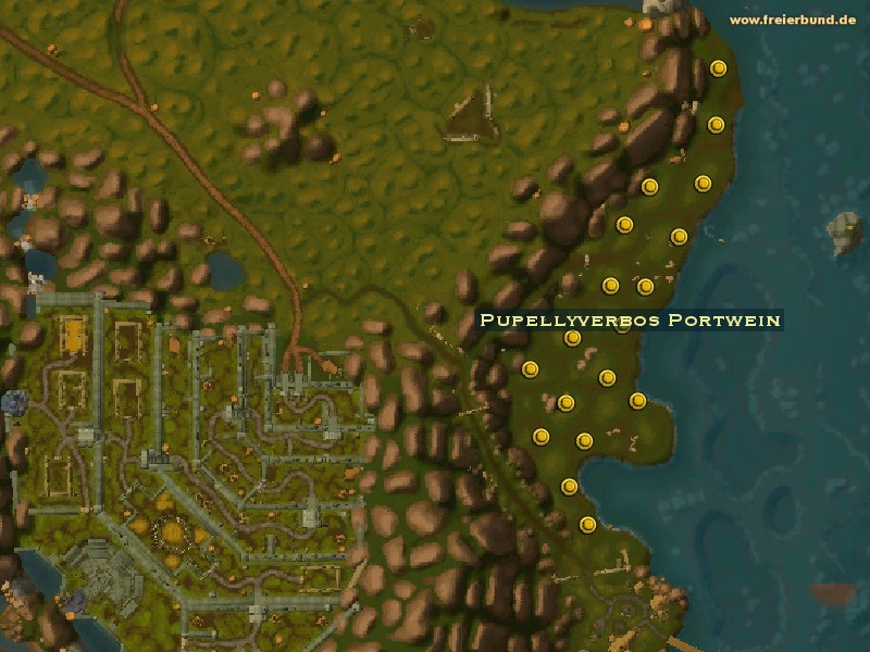 Pupellyverbos Portwein (Pupellyverbos Port) Quest-Gegenstand WoW World of Warcraft 