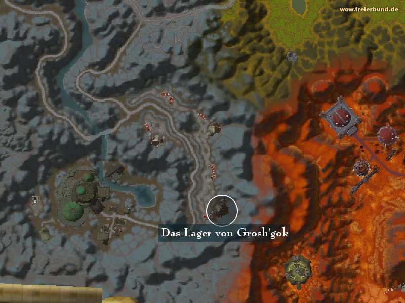 Das Lager von Grosh'gok (Grosh'gok Compound) Landmark WoW World of Warcraft 