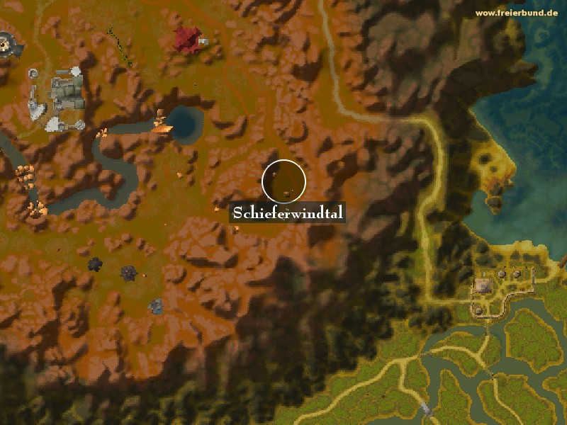 Schieferwindtal (Shalewind Canyon) Landmark WoW World of Warcraft 