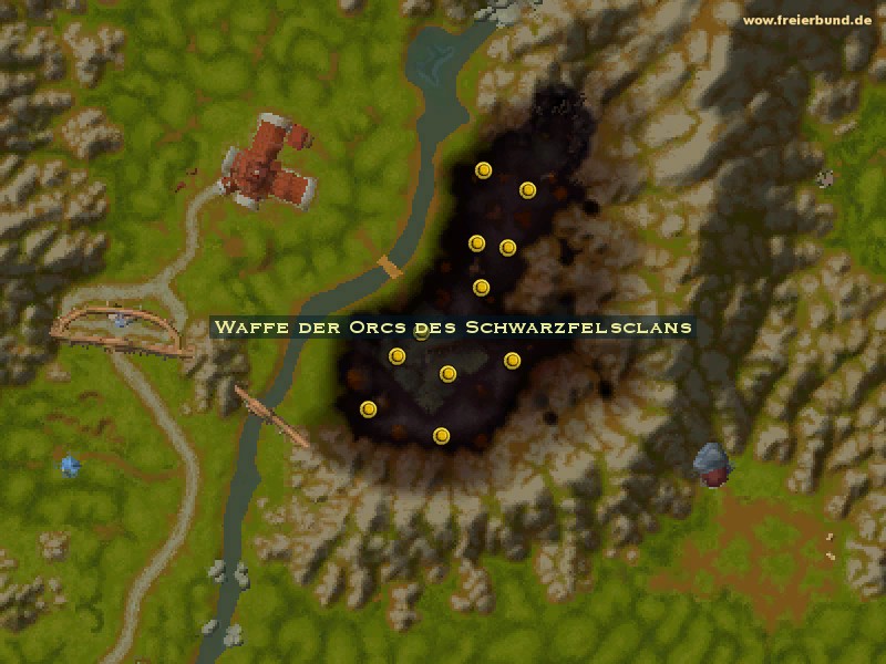 Waffe der Orcs des Schwarzfelsclans (Blackrock Orc Weapon) Quest-Gegenstand WoW World of Warcraft 