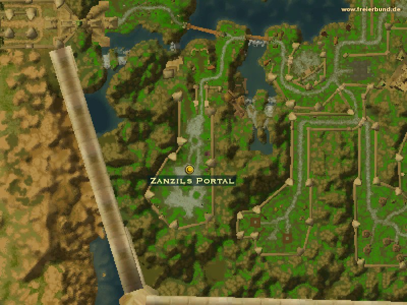 Zanzils Portal (Zanzil's Portal) Quest-Gegenstand WoW World of Warcraft 