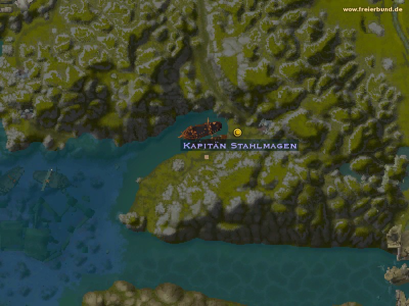 Kapitän Stahlmagen (Captain Steelgut) Quest NSC WoW World of Warcraft 