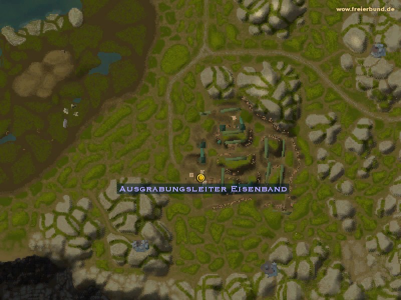Ausgrabungsleiter Eisenband (Prospector Ironband) Quest NSC WoW World of Warcraft 