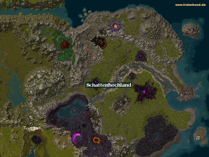Schattenhochland (Twilight Highlands) Zone WoW World of Warcraft 