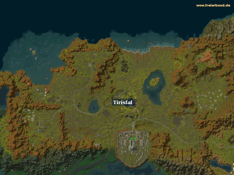 Tirisfal (Tirisfal Glades) Zone WoW World of Warcraft 