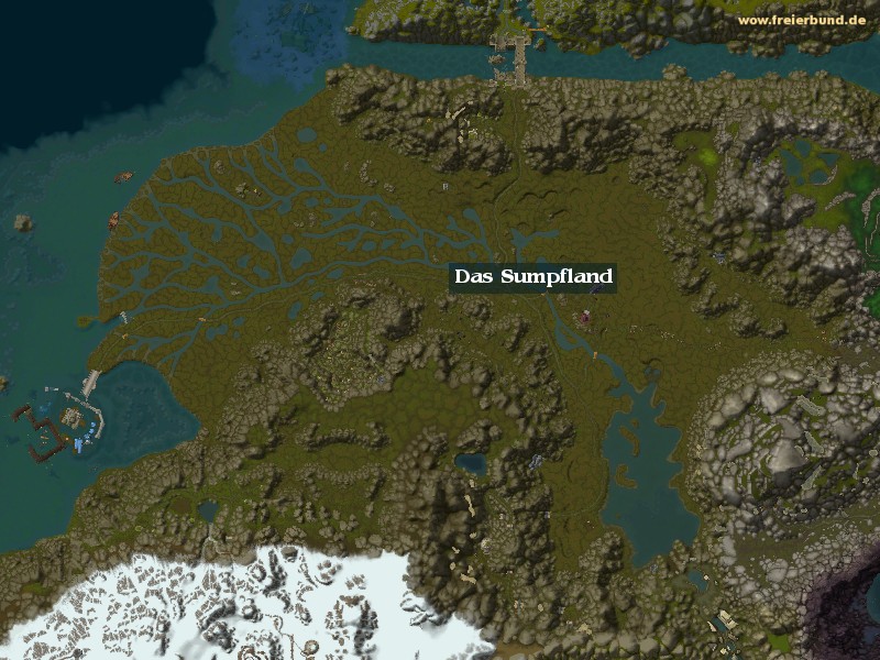 Das Sumpfland (Wetlands) Zone WoW World of Warcraft 