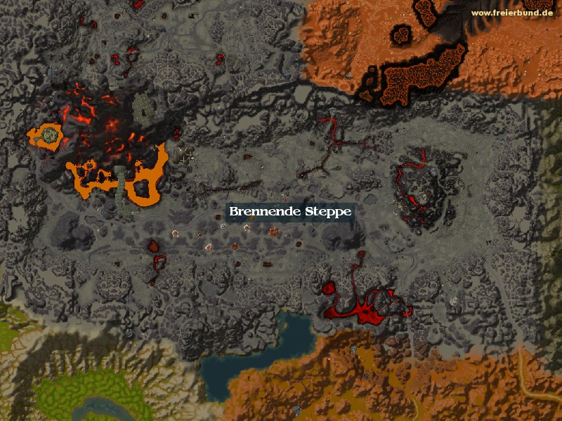 Brennende Steppe (Burning Steppes) Zone WoW World of Warcraft 