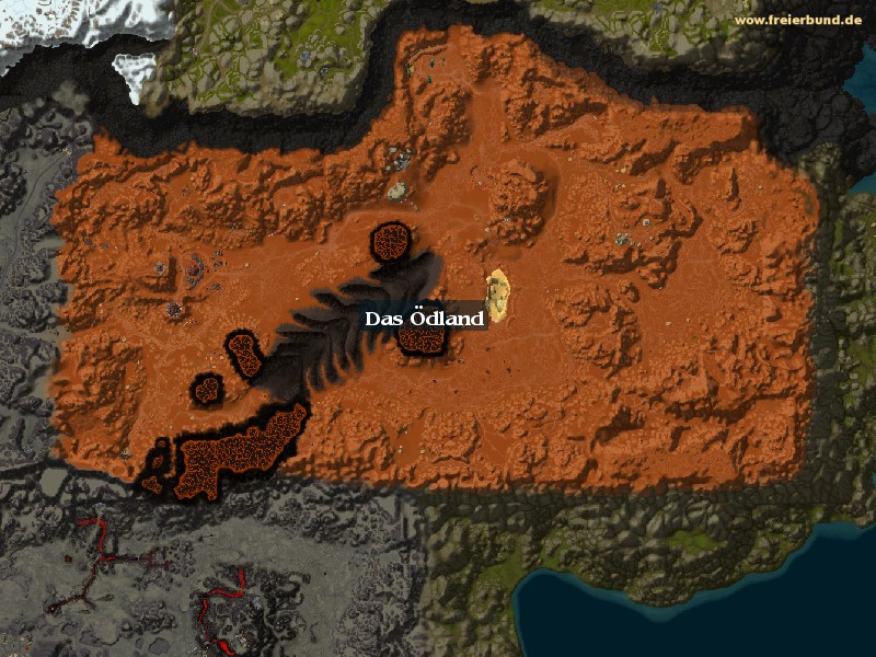 Das Ödland (Badlands) Zone WoW World of Warcraft 