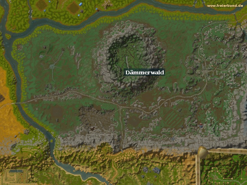 Dämmerwald (Duskwood) Zone WoW World of Warcraft 