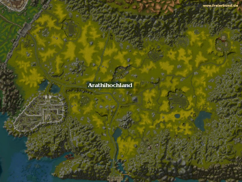 Arathihochland (Arathi Highlands) Zone WoW World of Warcraft 
