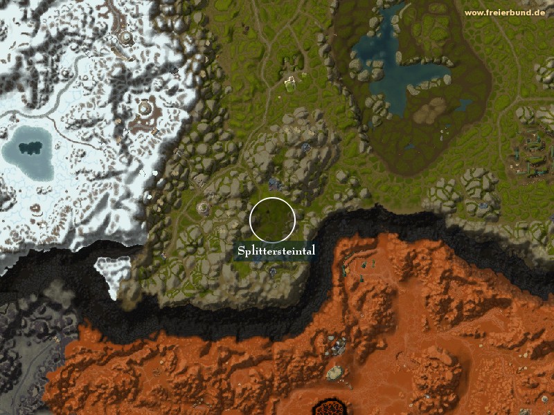 Splittersteintal (Stonesplitter Valley) Landmark WoW World of Warcraft 