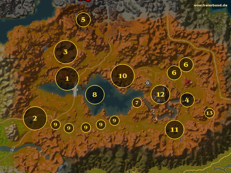 Erforscht das Rotkammgebirge (Explore Redridge Mountains) Erfolg WoW World of Warcraft 