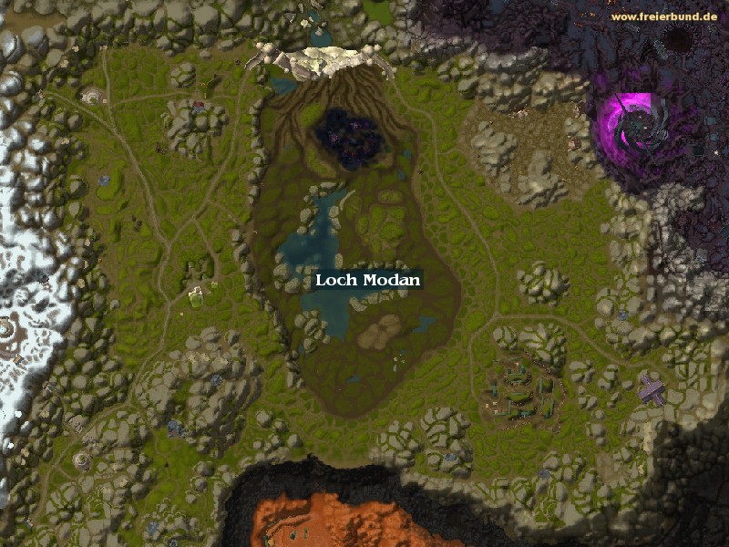 Loch Modan (Loch Modan) Zone WoW World of Warcraft 