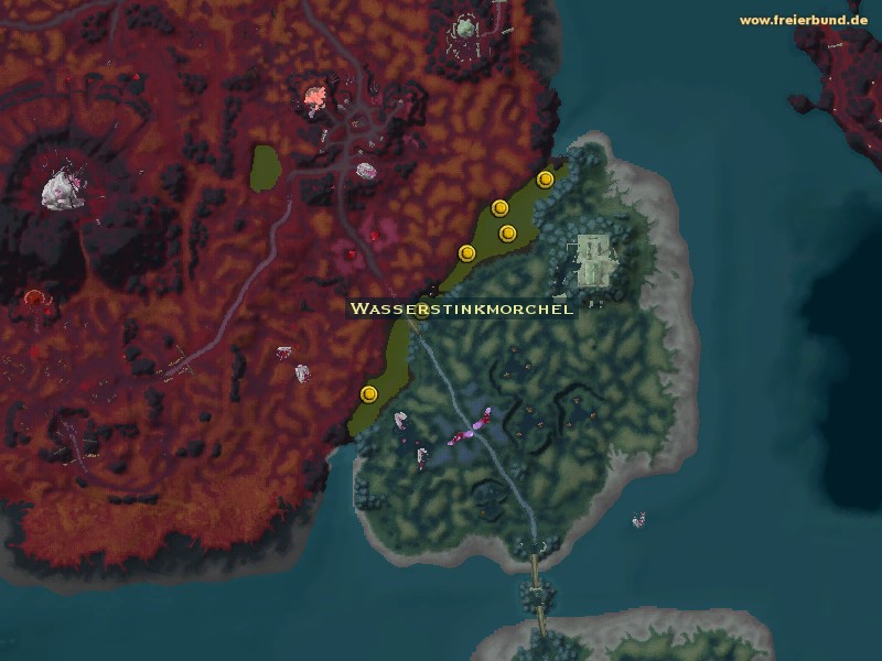 Wasserstinkmorchel (Aquatic Stinkhorn) Quest-Gegenstand WoW World of Warcraft 