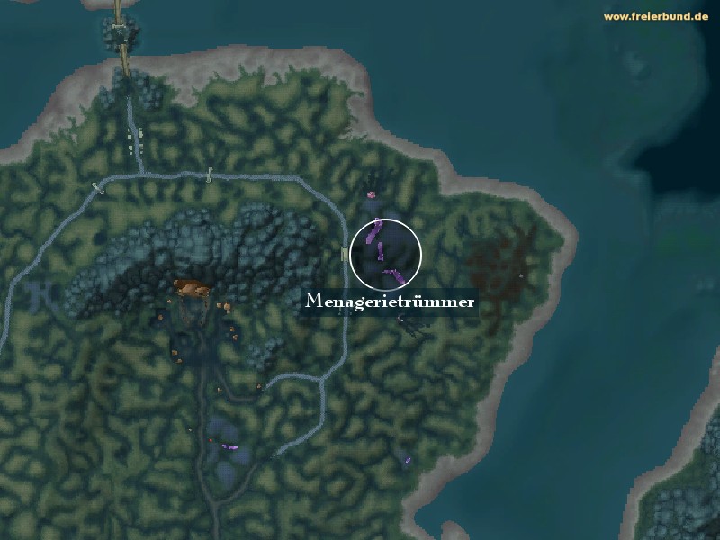 Menagerietrümmer (Menagerie Wreckage) Landmark WoW World of Warcraft 