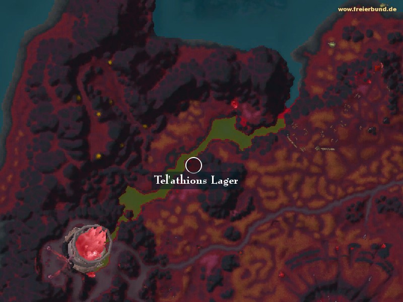 Tel'athions Lager (Tel'athion's Camp) Landmark WoW World of Warcraft 
