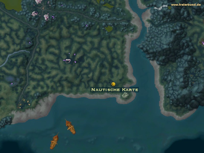 Nautische Karte (Nautical Map) Quest-Gegenstand WoW World of Warcraft 