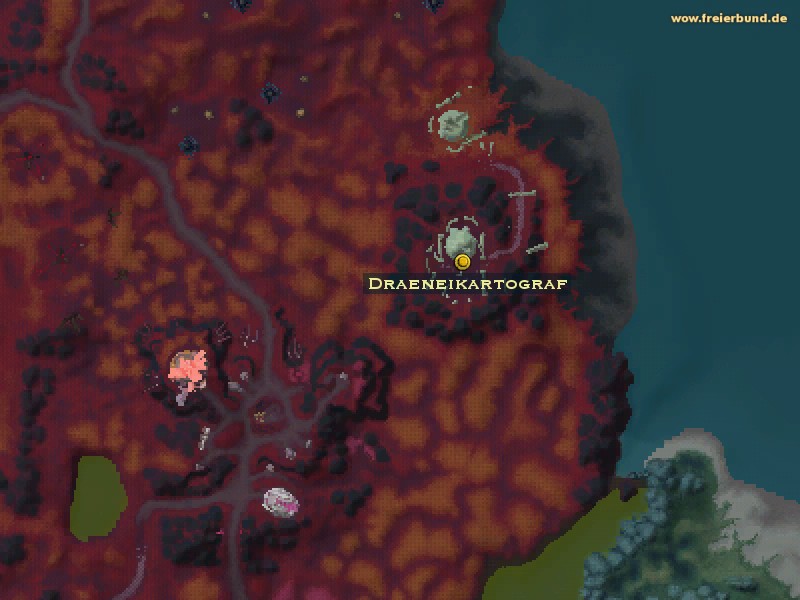 Draeneikartograf (Draenei Cartographer) Quest-Gegenstand WoW World of Warcraft 