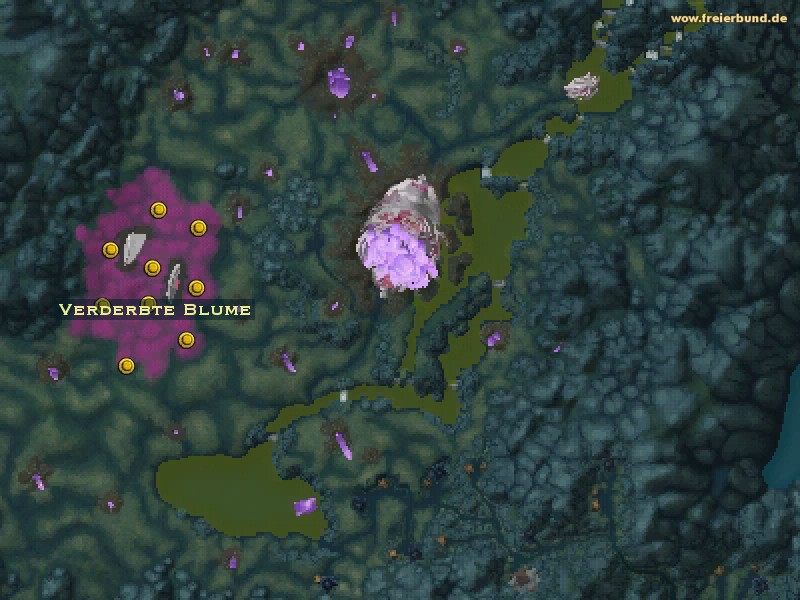 Verderbte Blume (Corrupted Flower) Quest-Gegenstand WoW World of Warcraft 